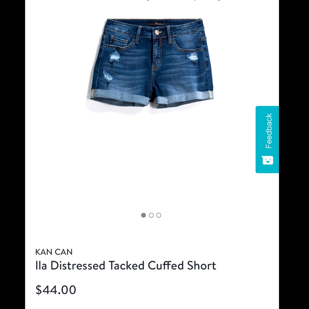 Stitchfix Kancan Distressed Denim Shorts